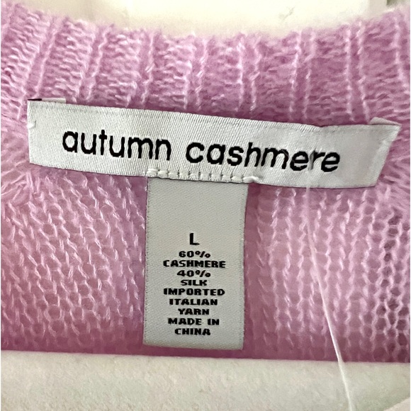 PRICE DROP! Autumn cashmere Lightweight Blouson Sleeve Raglan Crew Size L✨NWT✨ - Picture 9 of 11